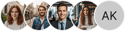 Investor profile avatars displayed across a Zephyr Anlagmere trading review block